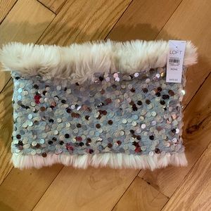 Loft faux fur muff/neck warmer